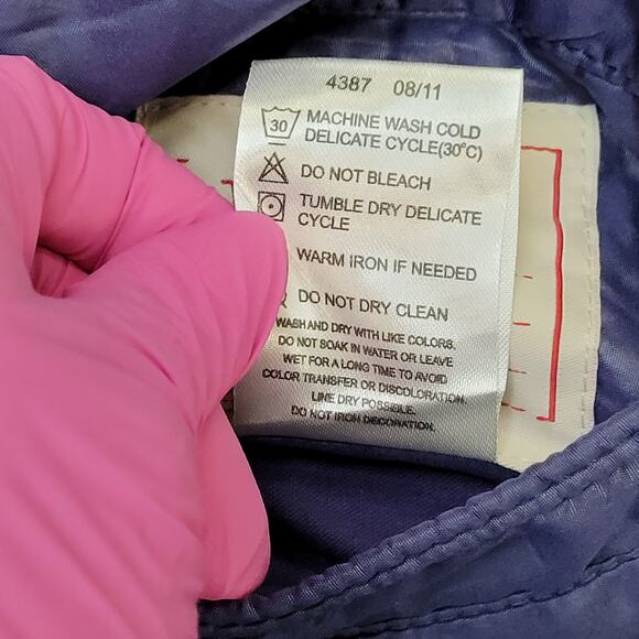 LEVIS Reversible Snap Vest Small 20x27 Blue Plaid Baggy - Picture 6 of 16